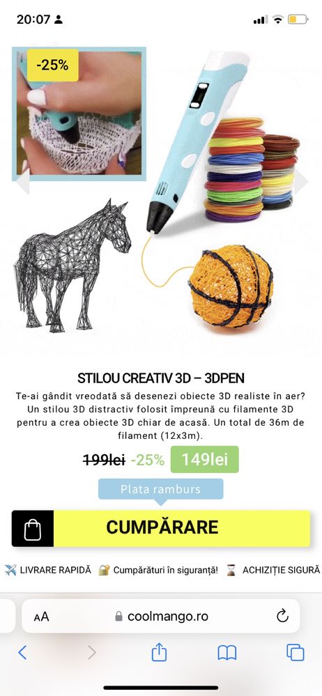 Stilou 3D creativ