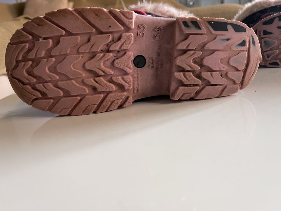 Cizme fetita iarna marime 34-35 cm
