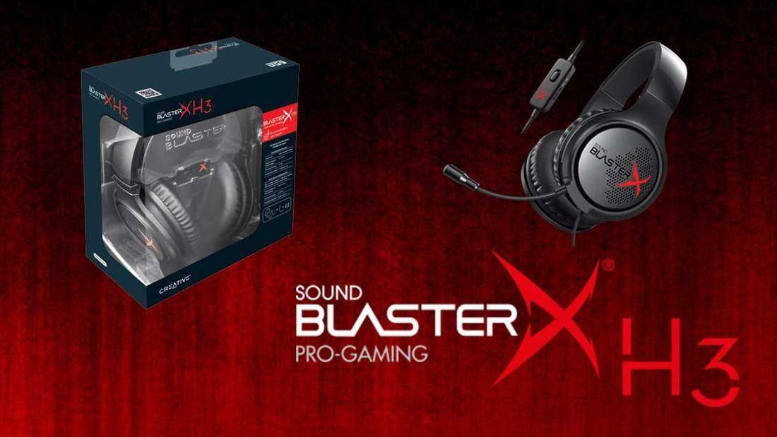 Гейминг слушалки Creative Gaming Headset H3 Soundblaster X + Гаранция