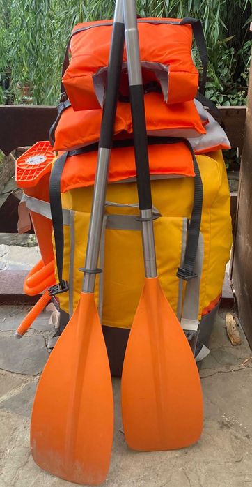 Kit Caiac-canoe gonflabil 2 locuri Presiune înaltă - X100+