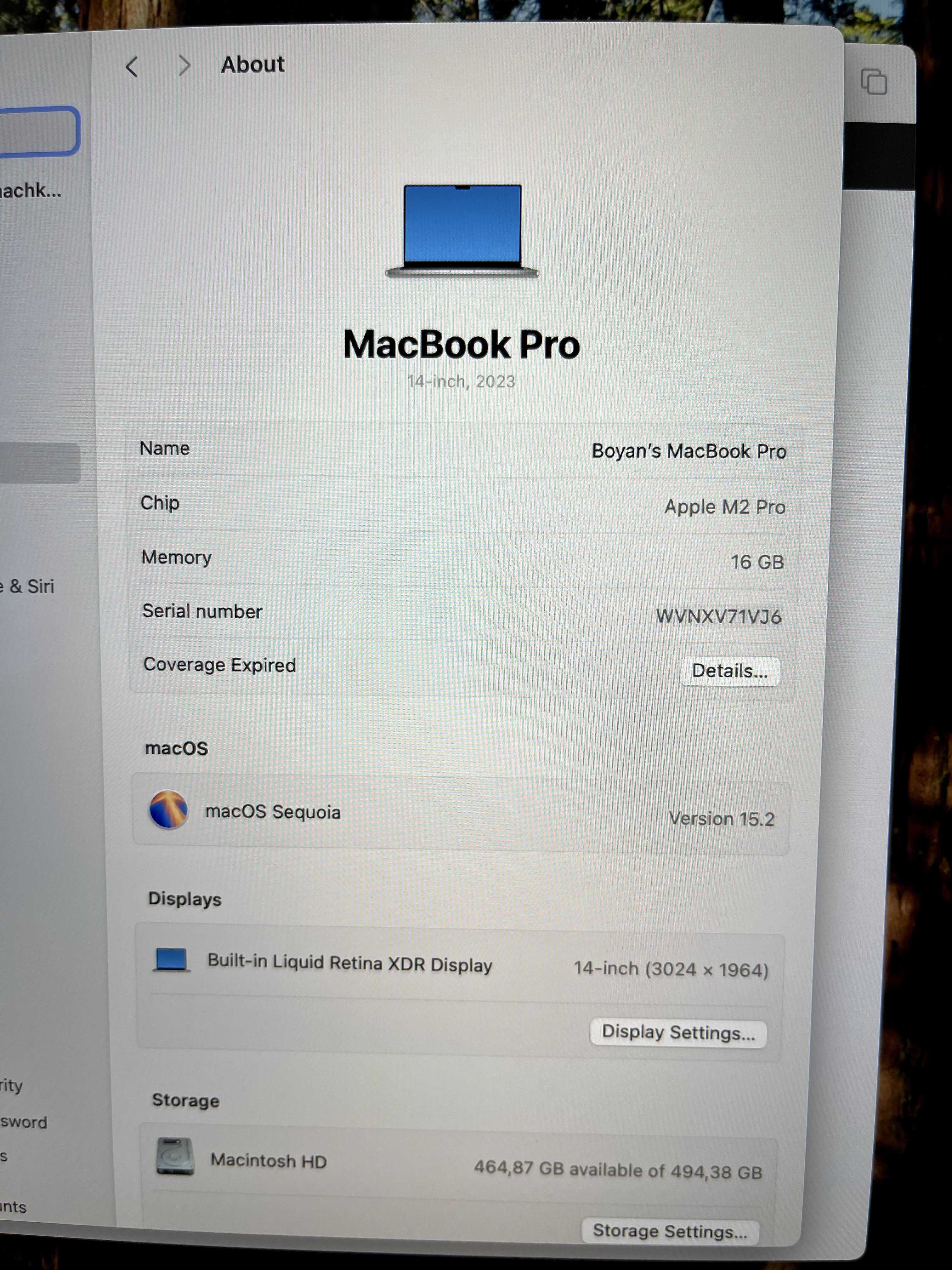 MacBookPro M2 Pro 14'' - 96% батерия - КАТО НОВ!