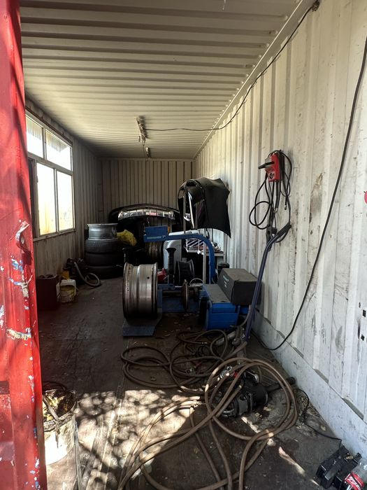 De vanzare Container echipat pentru vulcanizare autocamioane