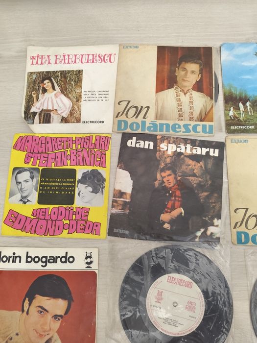 Colecție Viniluri Muzica Ușoară și Populară Dolănescu Spătaru Bogardo