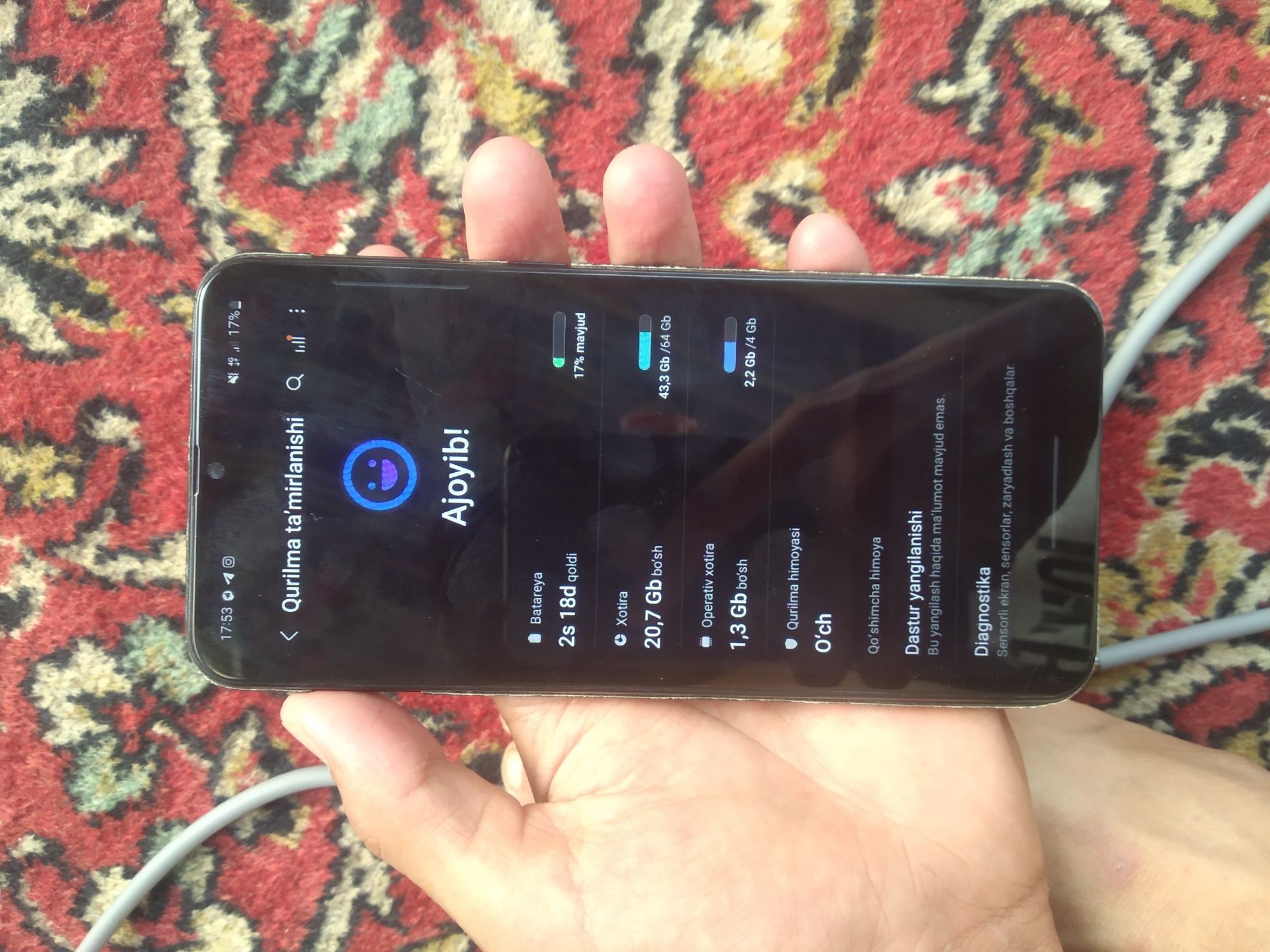 Galaxy Samsung m21
