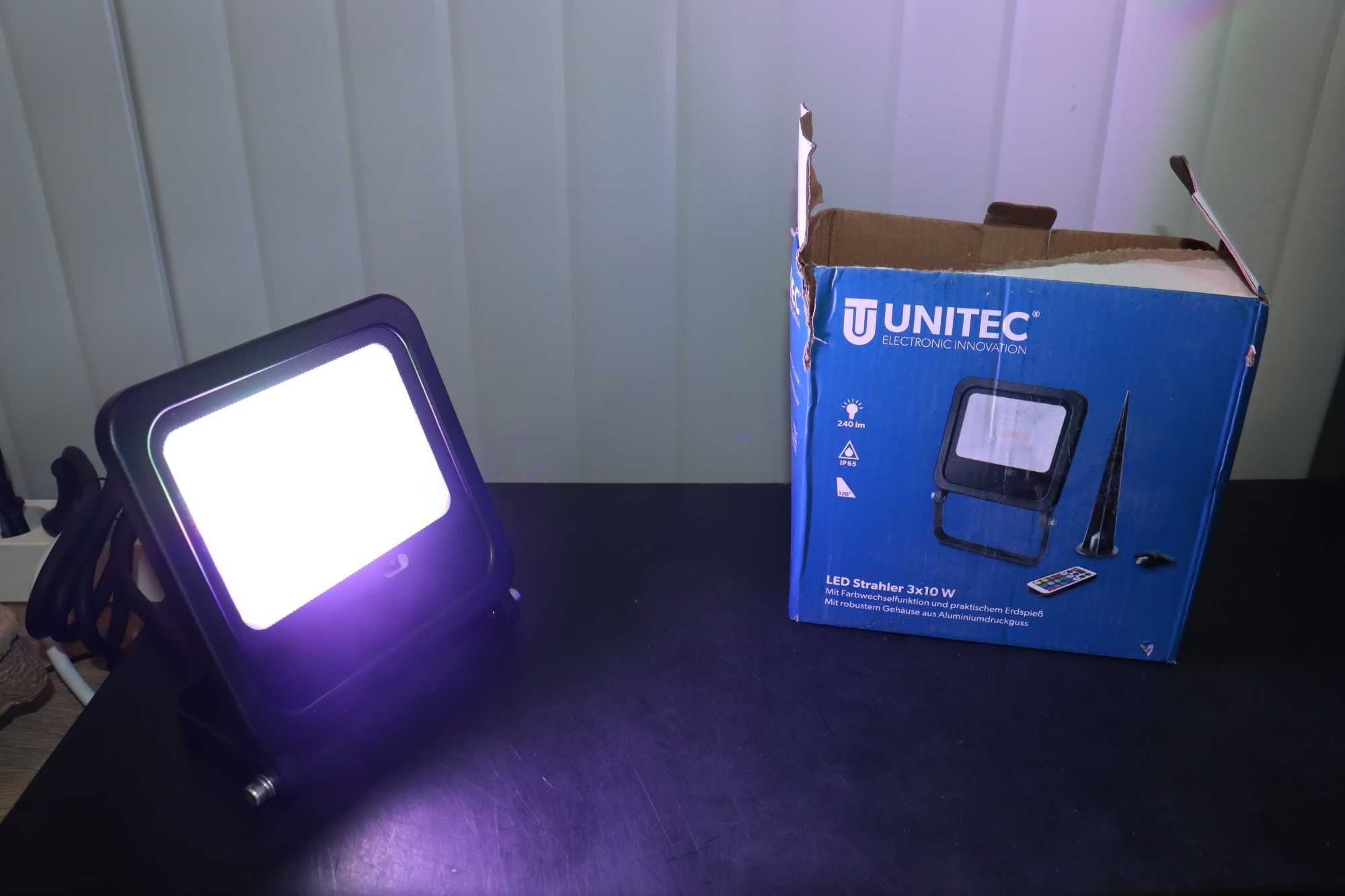 UNITEC LED прожектор 3x10W външен прожектор светлина лампа IP65