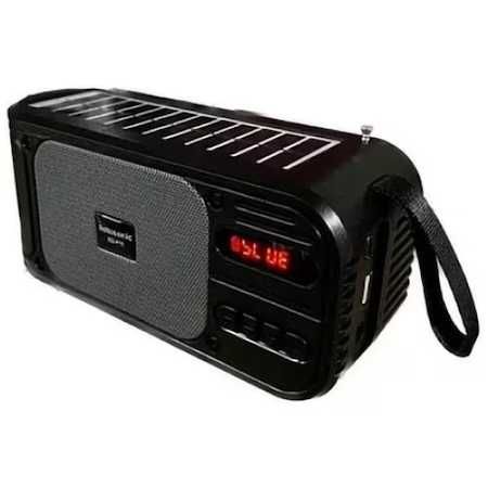 Radio portabil cu incarcare solara,Fm,Cititor MP3, bluethoot, 1500Mah