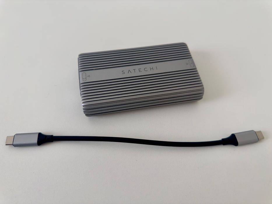 SSD Portabil USB 4 Rapid NVMe / Samsung 990 pro + Satechi enclosure