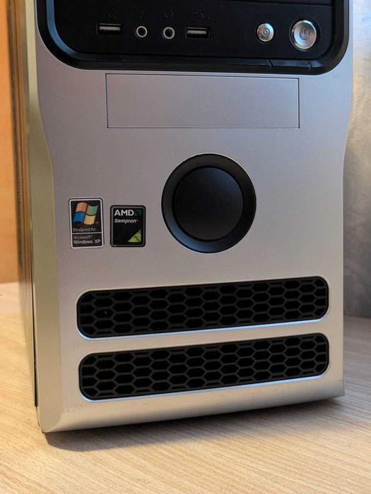 PC retro gaming Windows XP, AMD Sempron, geForce GT 520, dezm