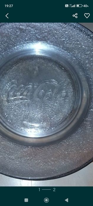 farfurii sticla Coca Cola
