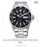 Orient Mechanical Sports Diver Style Mako