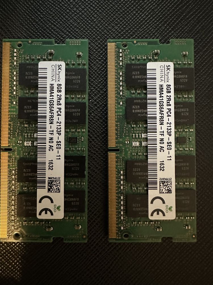 Memorie ram laptop 8 + 8 gb pc4