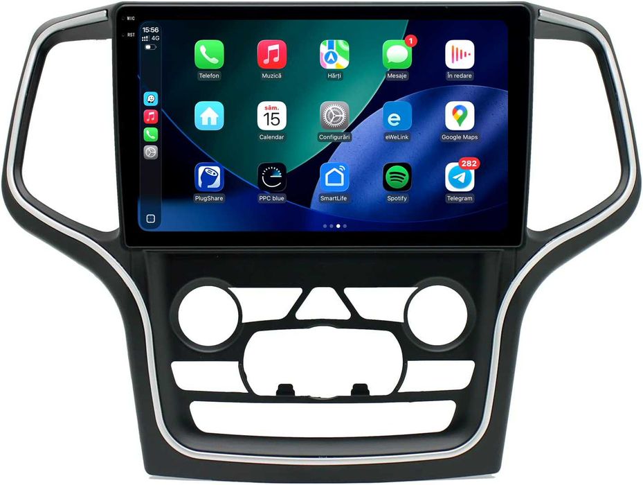 Navigatie Dedicata Jeep Grand Cherokee (2013-2020), 9Inch, Carplay