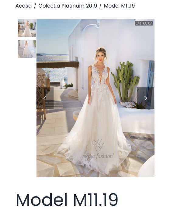 Vând rochie de mireasă Maya Fashion