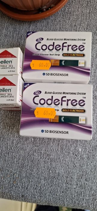 Teste Glicemie  CODE FREE 100 Buc