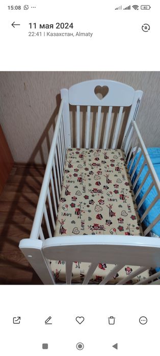 Детская кроватка  хорошая