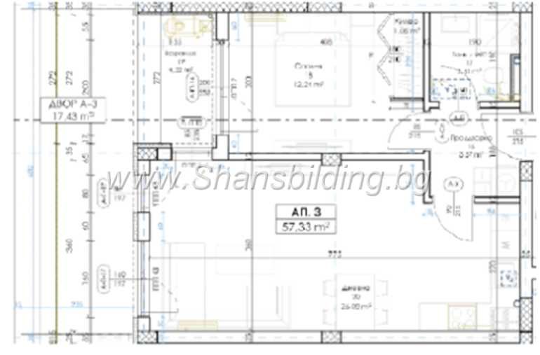 НОВ монолит, в малка семейна кооперация, с двор