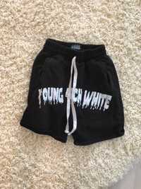 Hanorac + pantaloni Young rich white