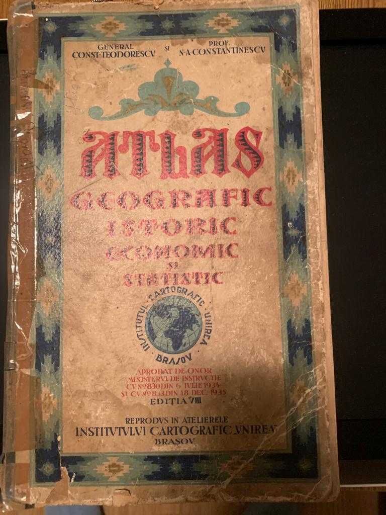 Atlas geografic, istoric, economic si statistic, 1934-1935