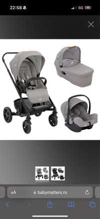 Carucior 3 in 1 joie chrome sport scoica si landou compact