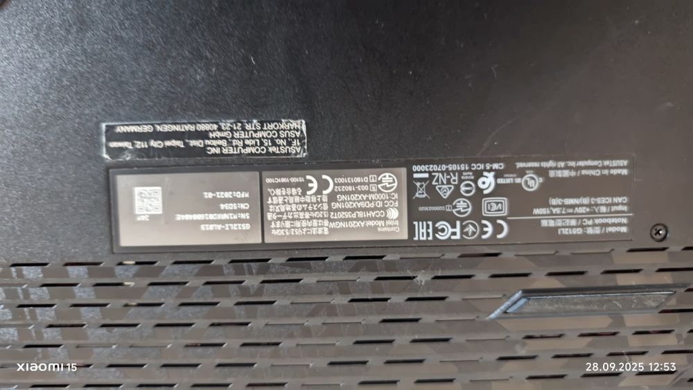 Laptop Asus rog strix