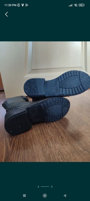 Зимни тъмнозелени дамски боти