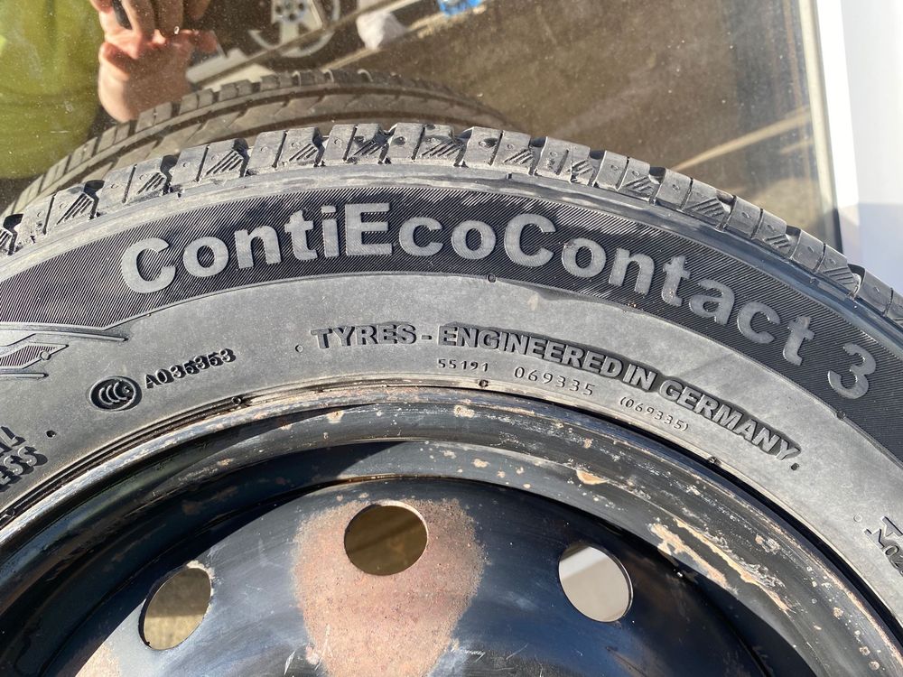 185 65 15 Continental ContiEcoContact 3 + jante tabla 4 bucati