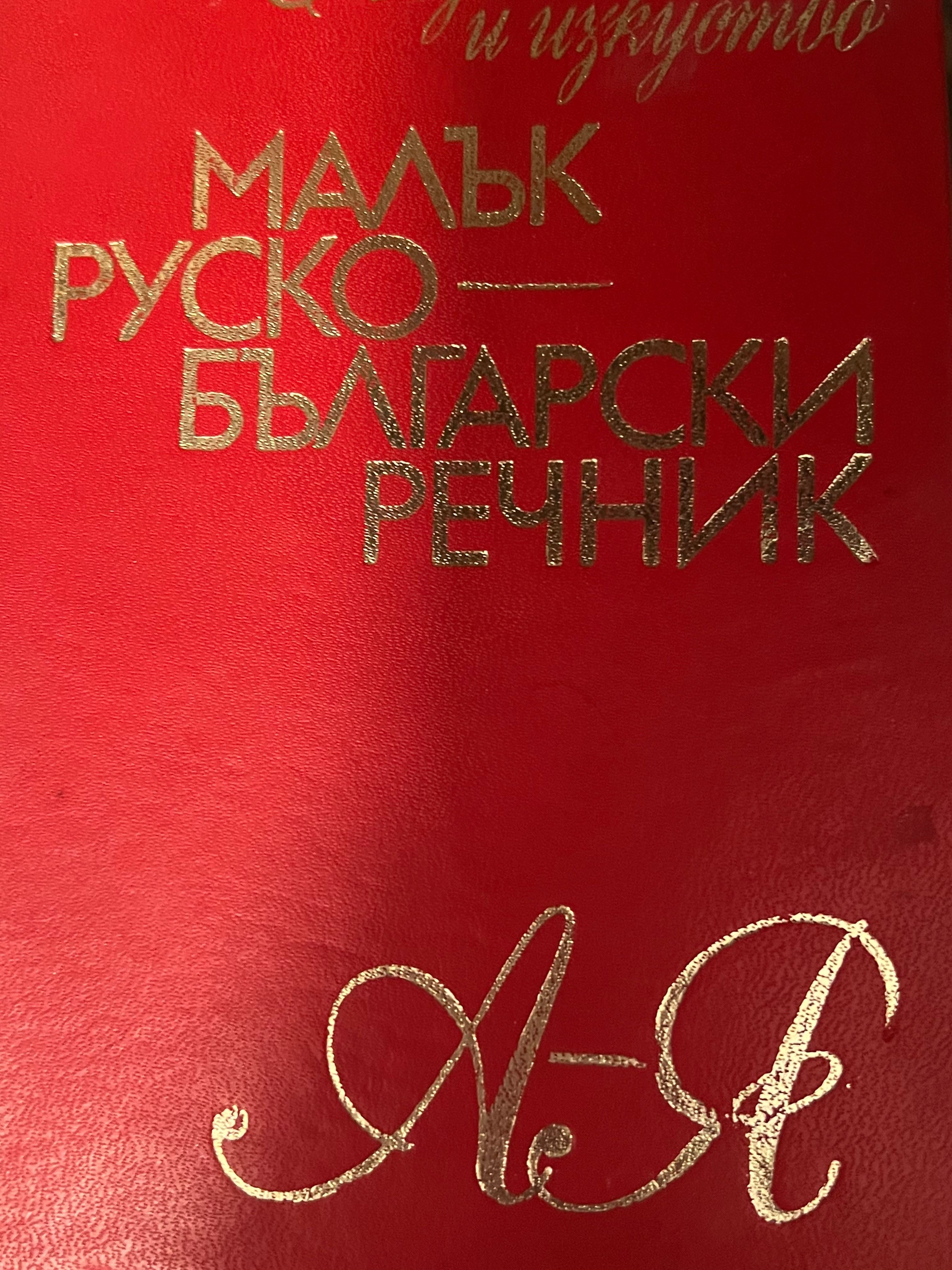 Руски речници, гръцки разговорник, книги