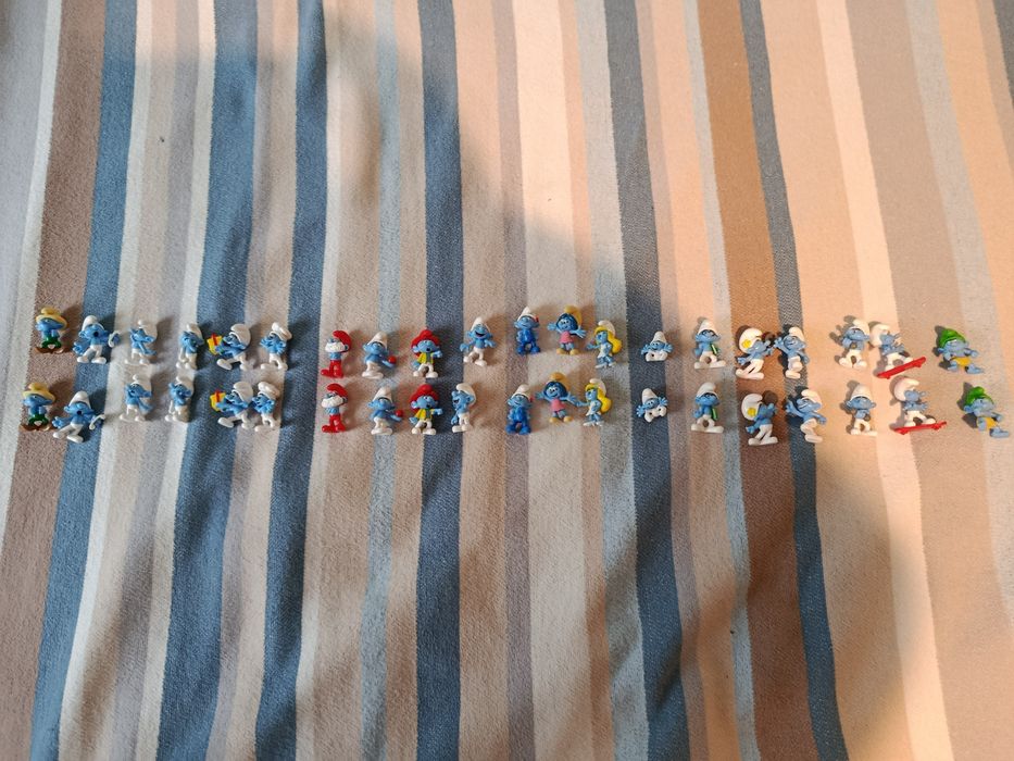 Colecție completa ștrumfi Kaufland.