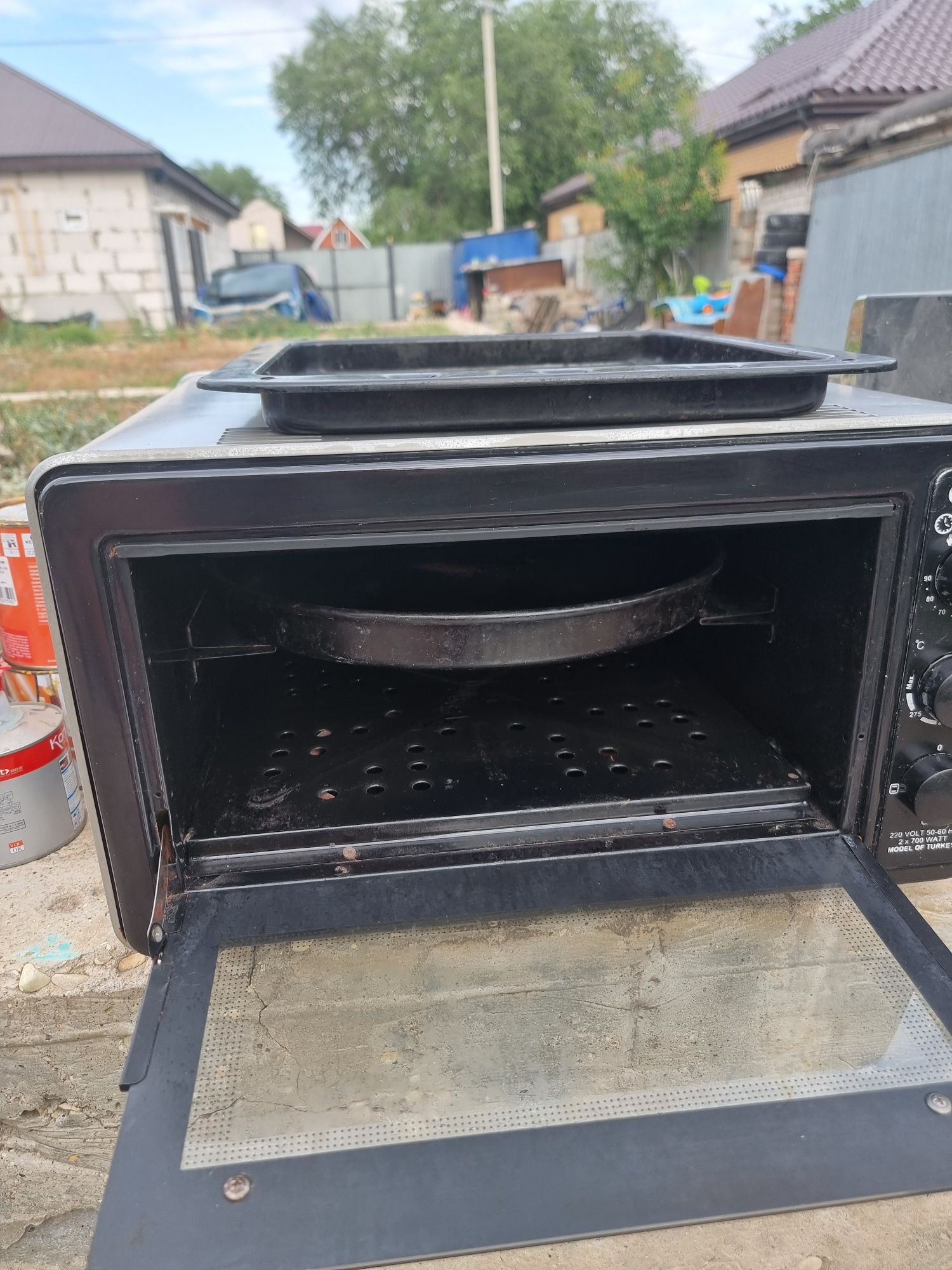 Асель печь работает