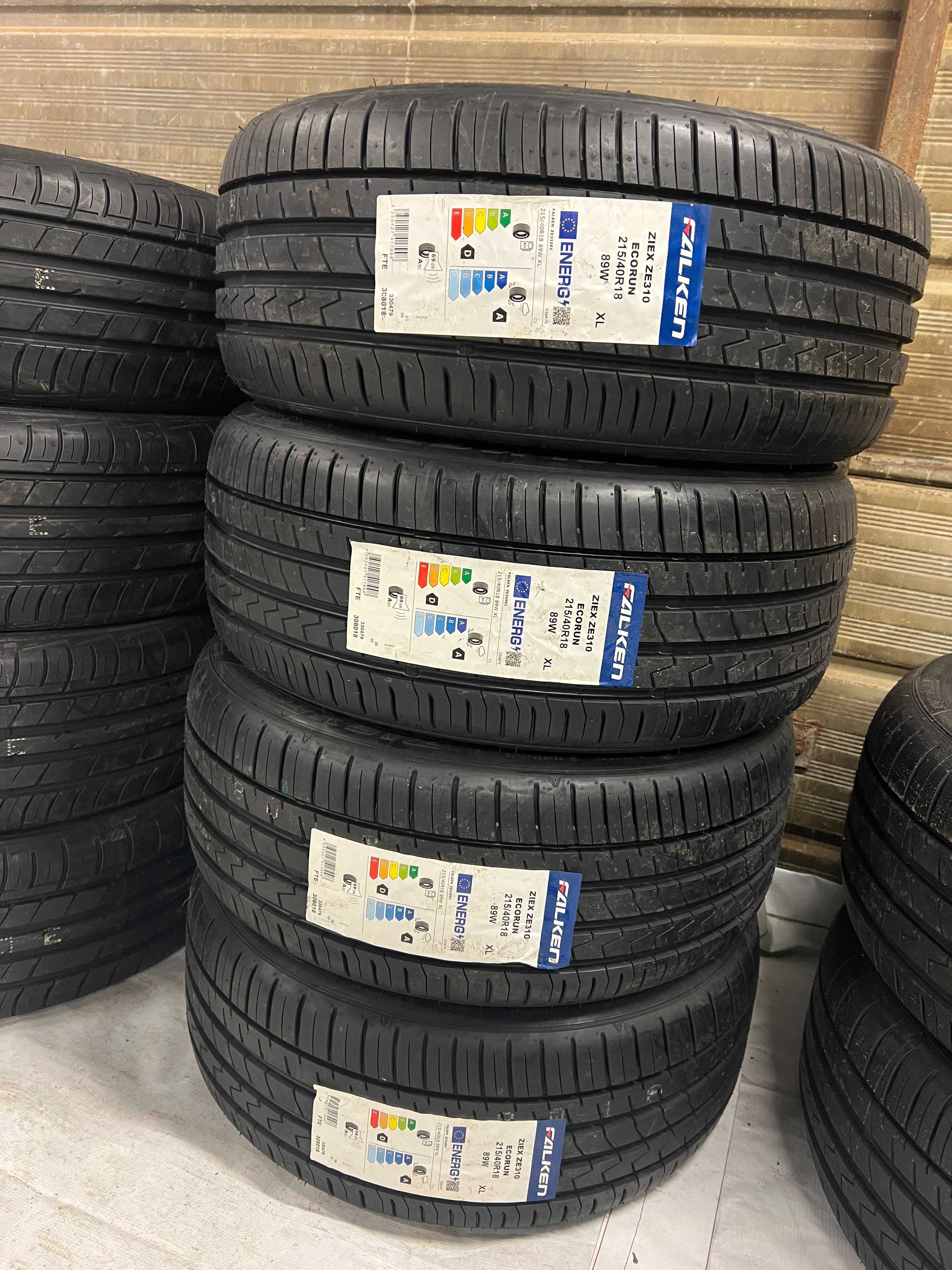 4 Нови летни гуми 215/40R18 Falken ZIEX ZE310 EcoRun 89W с борд