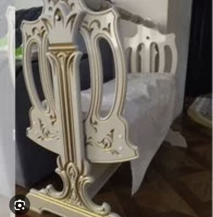 Кровать манеж качающий