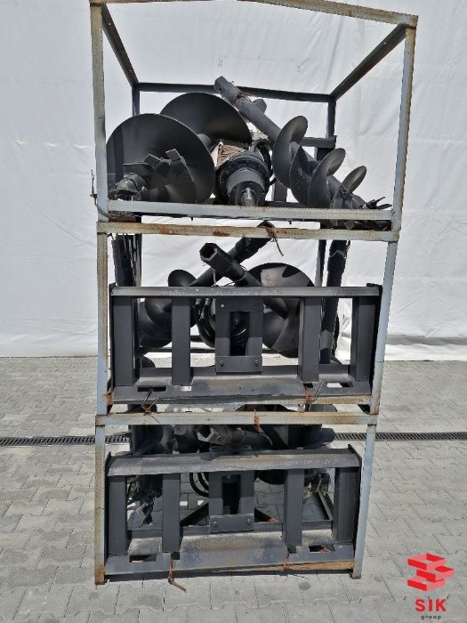 Burghiu spiral de pamant pt.utilaje tip BOBCAT