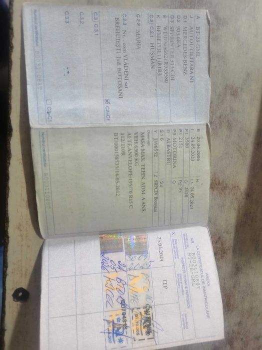 mercedes sprinter 6 locuri