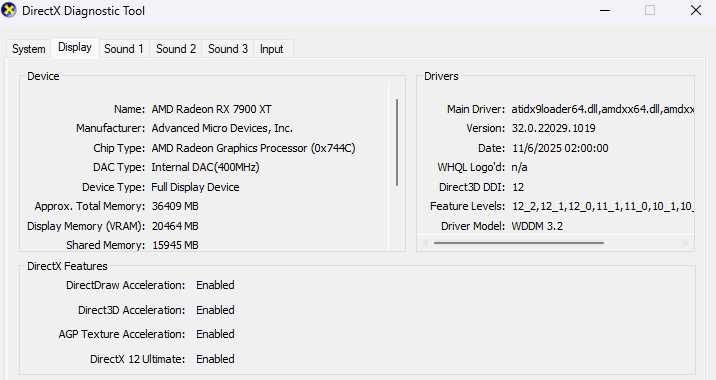 AMD Radeon 7900 XT 20 GB TUF Gaming OC