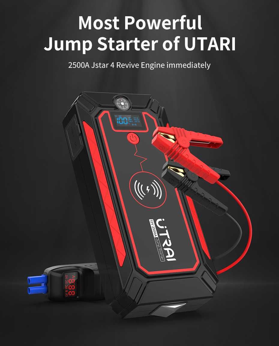 Мощен многофункционален Jump starter UTRAI 2500A