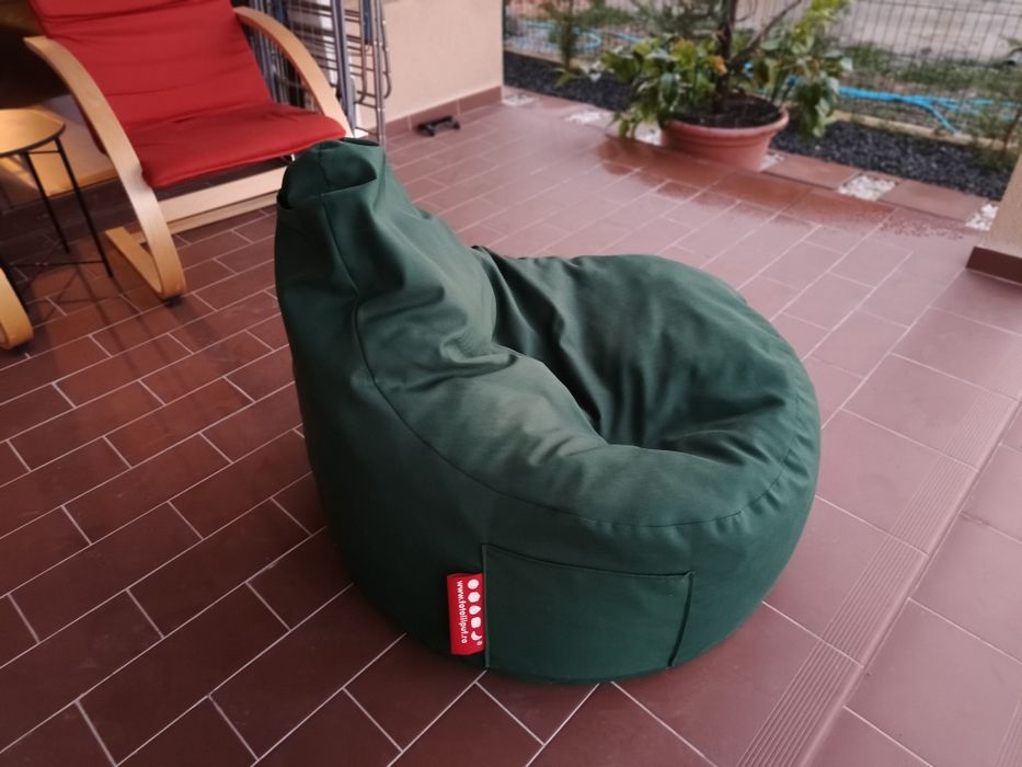 Fotoliu puf, umplut cu polistiren expandat