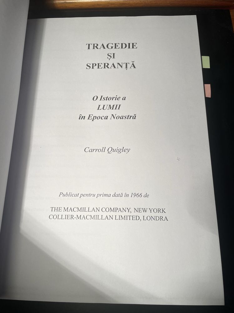 Tragedie și Speranță: O Istorie a Lumii în Epoca Noastră de C Quigley