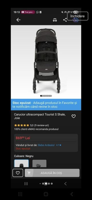 Carucior Joie ultracompact