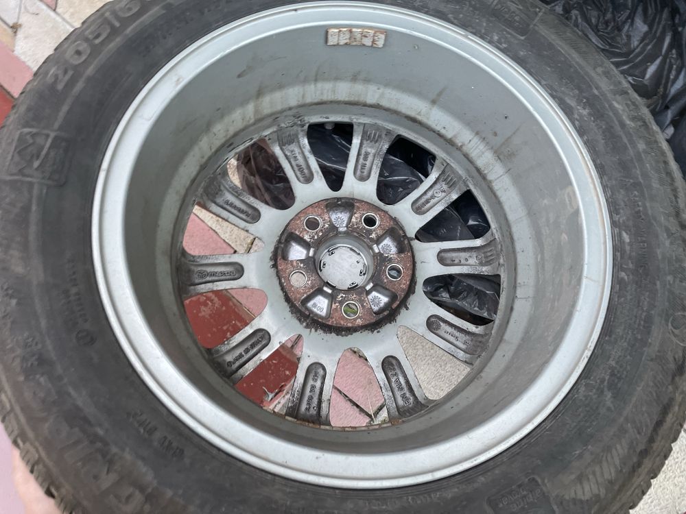 Jante originale Mazda 3, 5x114,3 cauciucuri iarna 205/60/16