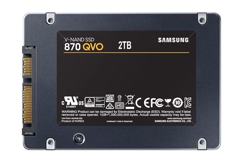 3 x SSD Samsung 870 QVO 2 TB Impecabile