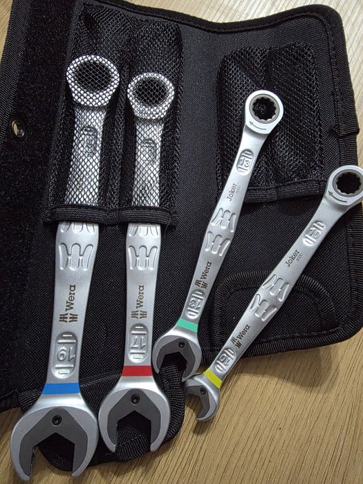 Set 4 chei combinate cu clichet Wera Joker 6000
