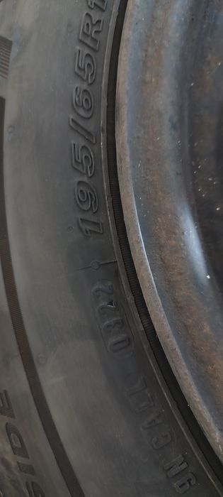 Летни гуми 195x65x15 с джанти 5х98х15 Пежо Ситроен Фиат