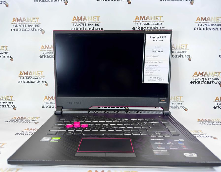 Laptop Asus ROG G15 -ERKAD CASH AMANET Galati-
