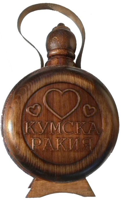 Бъклица с дърворезба