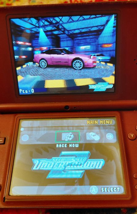 Consola Nintendo DSi XL modata