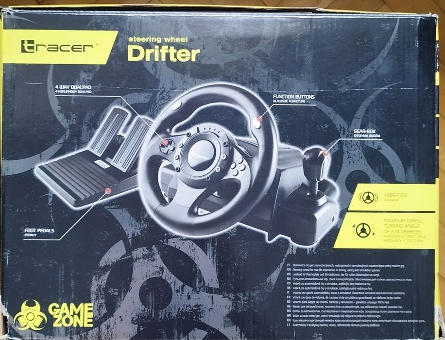 Състезателен волан TRACER Drifter за PC и PS3 – като нов!