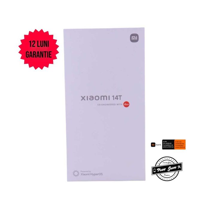 Xiaomi 14T 256GB Titan Black - GARANTIE 12 LUNI | TrueGSM