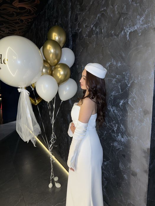 Продам белое платье