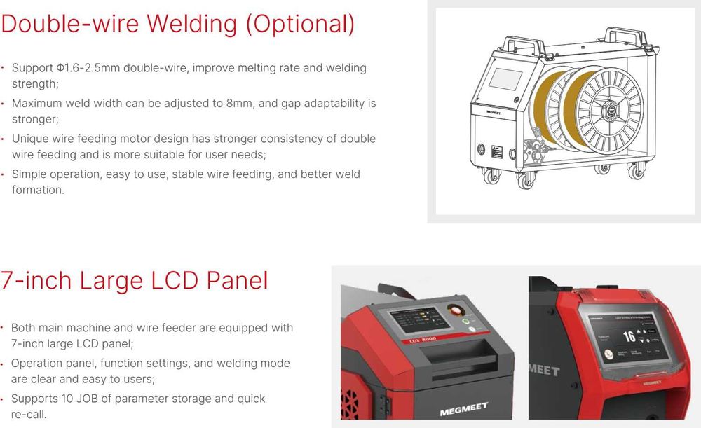 Лазерно заваряване, лазерно заваръчна машина, Megmeet Lux 1500