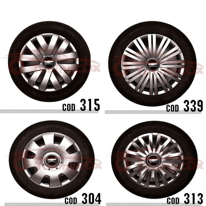 capace roti chervolet r15 la set de 4 buc,capace janta aliaj